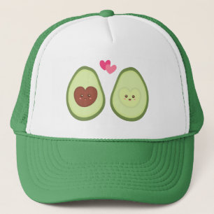 Gorra De Camionero Pareja de aguacates lindos enamorados, mi otra mit