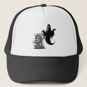 Gorra De Camionero Pareja y fantasma espantados.