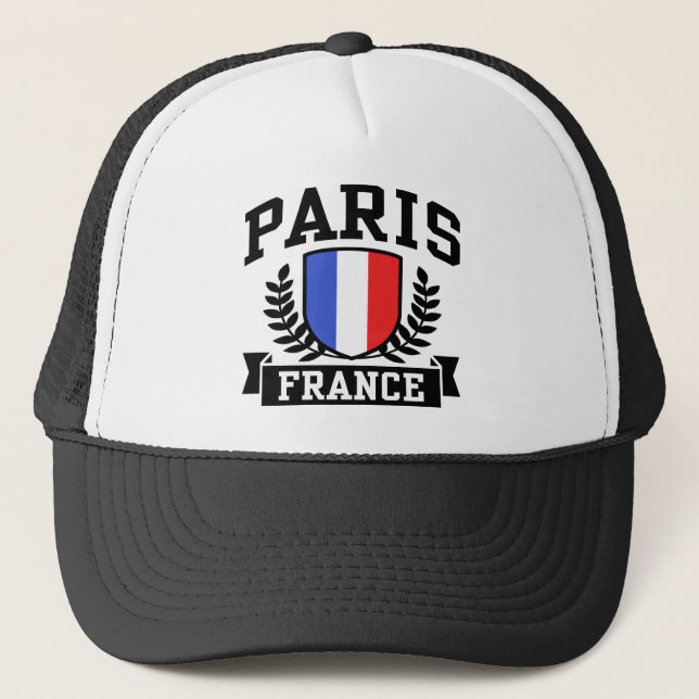 Gorra De Camionero París Francia (Anverso)