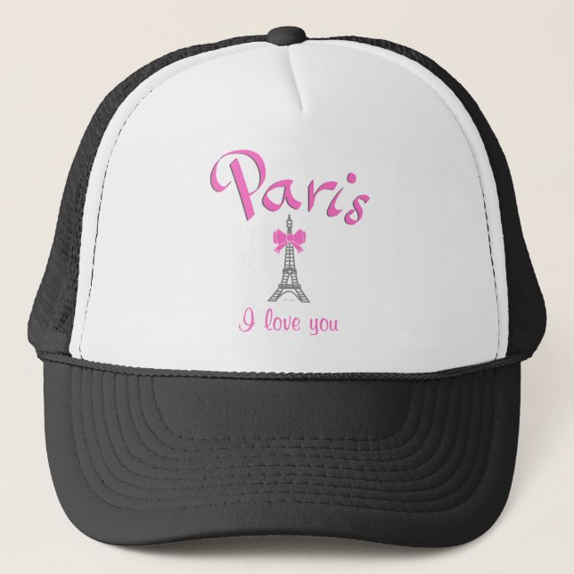Gorra De Camionero París te amo (Anverso)