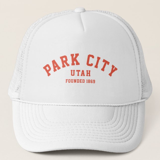Gorra De Camionero Park City, Utah (Anverso)