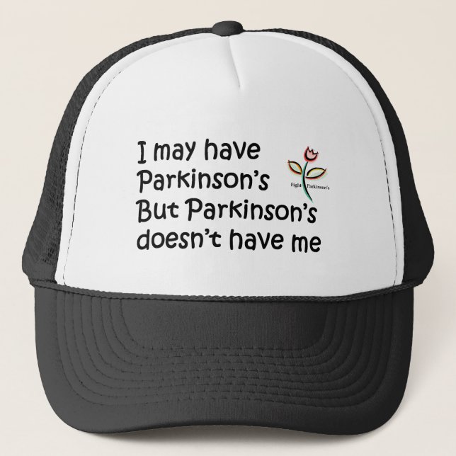 Gorra De Camionero Parkinson no me tiene (Anverso)