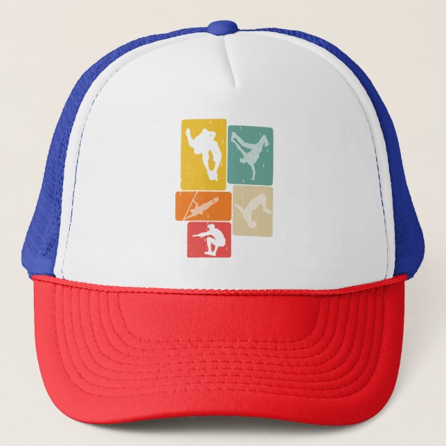 Gorra De Camionero Parkour Freerunner Traceur Retro Freerunning (Anverso)