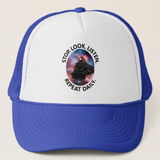 Gorra De Camionero Paro de tren diverso Aspecto Escuchar (Anverso)