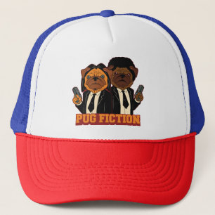 Gorra De Camionero Parodia de película de Pug Ficción