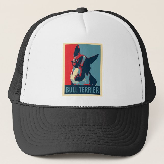 Gorra De Camionero Parodia política de Bull Terrier (Anverso)