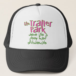 Gorra De Camionero Parque de caravanas ancho doble frito