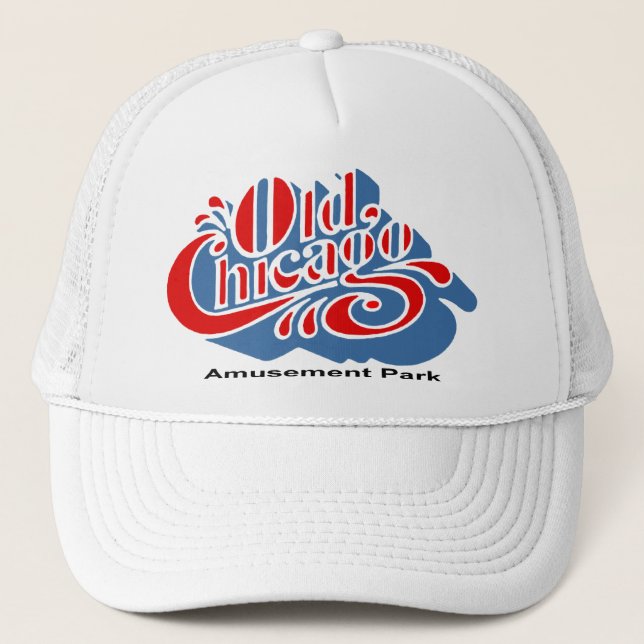 Gorra De Camionero Parque de diversiones Old Chicago, Bolingbrook, Il (Anverso)