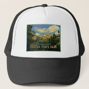 Gorra De Camionero Parque de estado de Custer