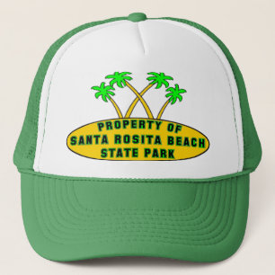 Gorra De Camionero Parque de estado de la playa de Santa Rosita
