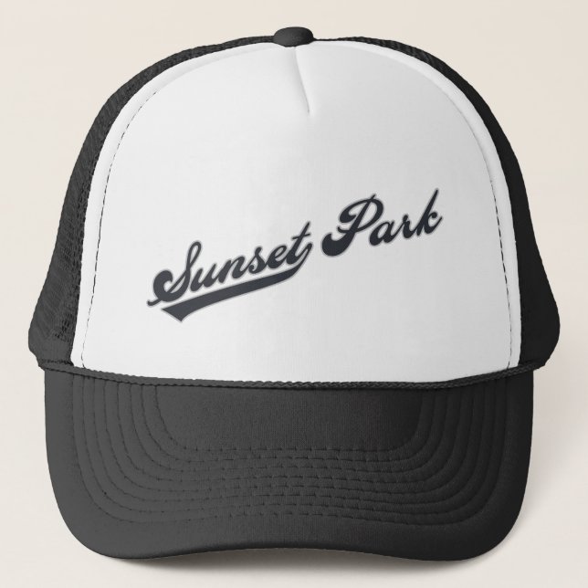 Gorra De Camionero Parque de la puesta del sol (Anverso)