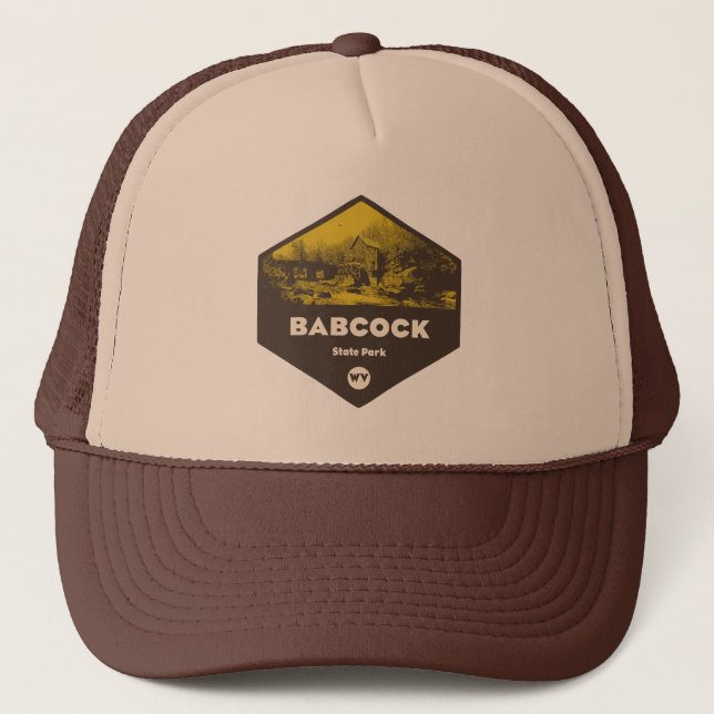 Gorra De Camionero Parque estatal Babcock Virginia Occidental (Anverso)
