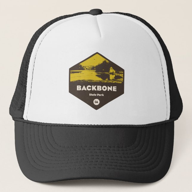 Gorra De Camionero Parque Estatal Backbone Iowa (Anverso)