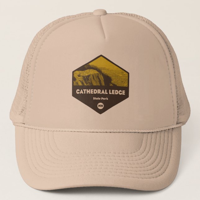 Gorra De Camionero Parque estatal Catedral Ledge New Hampshire (Anverso)