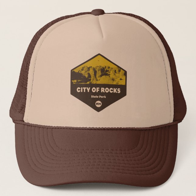 Gorra De Camionero Parque Estatal Ciudad de las Rocas Nuevo México (Anverso)