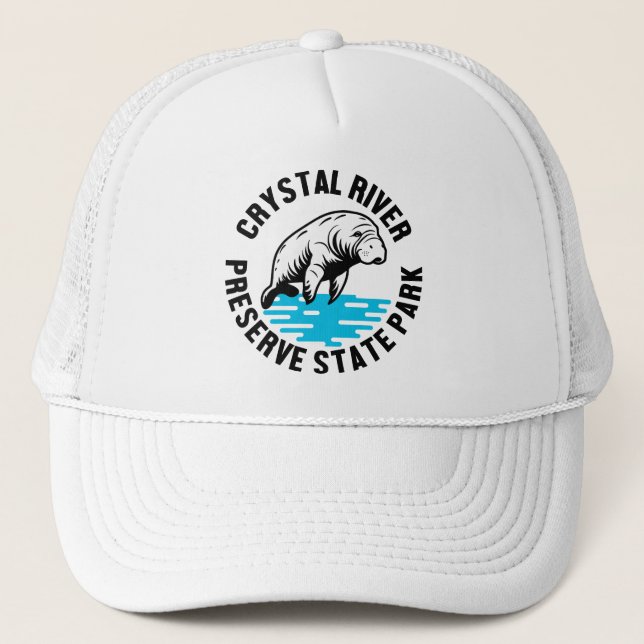 Gorra De Camionero Parque Estatal Crystal River Preserve (Anverso)