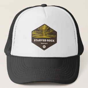 Gorra De Camionero Parque Estatal de Rock Hambriento Illinois