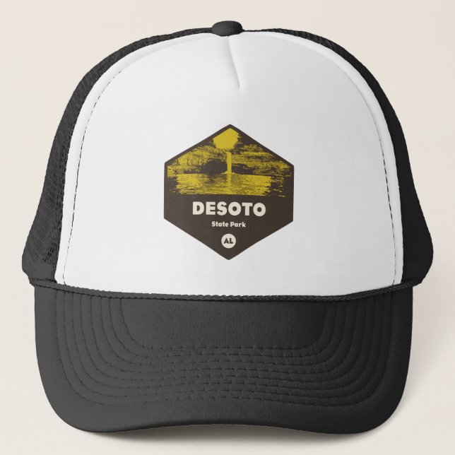 Gorra De Camionero Parque estatal DeSoto Alabama (Anverso)
