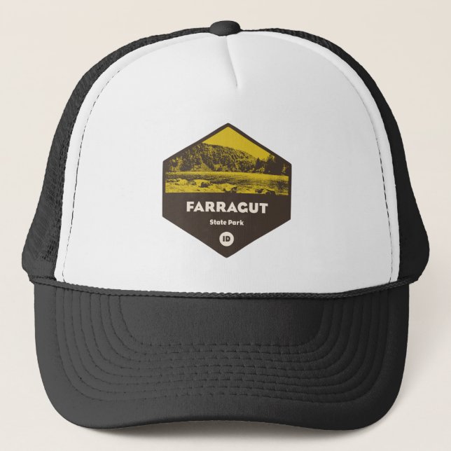 Gorra De Camionero Parque Estatal Farragut Idaho (Anverso)