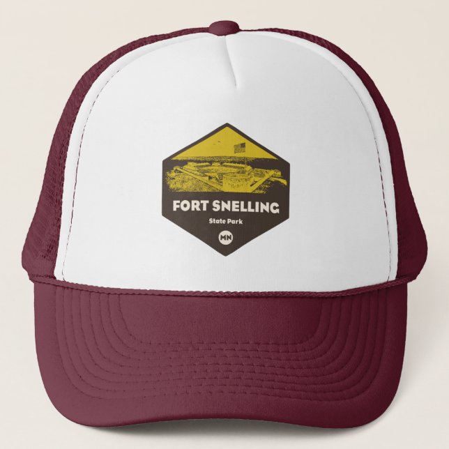 Gorra De Camionero Parque Estatal Fort Snelling Minnesota (Anverso)