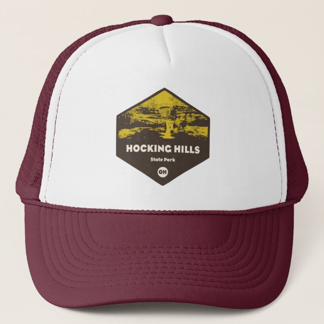 Gorra De Camionero Parque Estatal Hocking Hills, Ohio (Anverso)