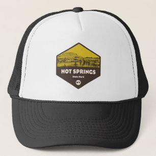 Gorra De Camionero Parque Estatal Hot Springs Wyoming