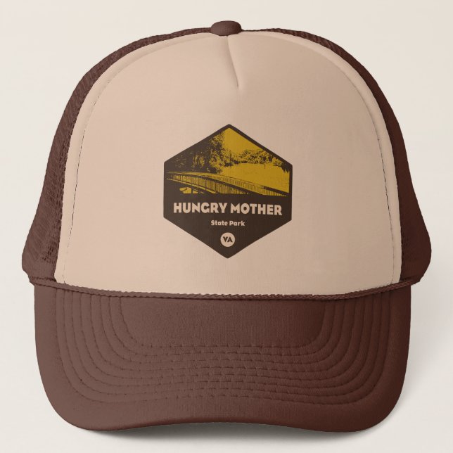 Gorra De Camionero Parque Estatal Hungry Mother Park Virginia (Anverso)