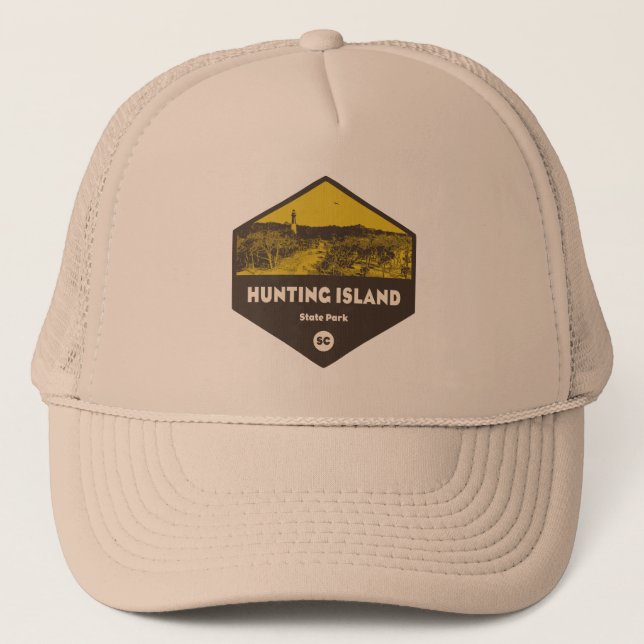 Gorra De Camionero Parque Estatal Hunting Island Carolina del Sur (Anverso)