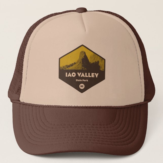 Gorra De Camionero Parque estatal Iao Valley Hawaii (Anverso)