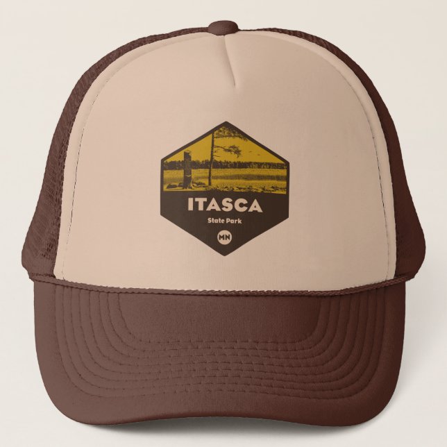 Gorra De Camionero Parque Estatal Itasca Minnesota (Anverso)