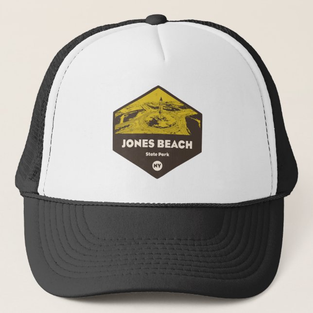 Gorra De Camionero Parque Estatal Jones Beach Nueva York (Anverso)