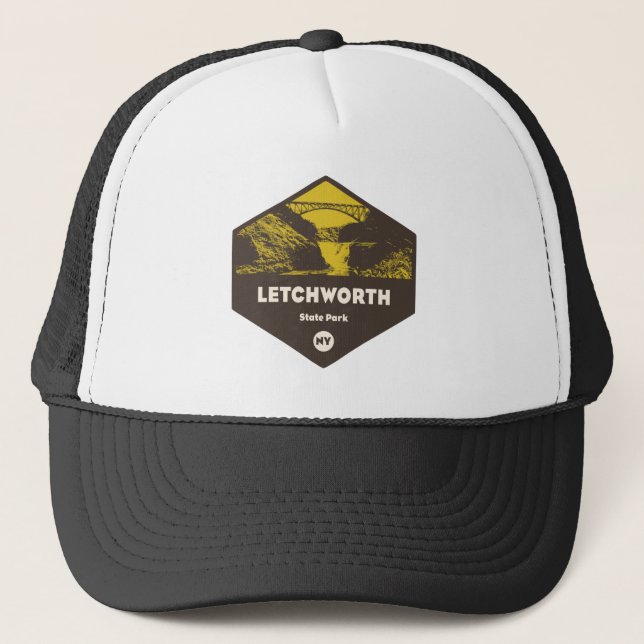 Gorra De Camionero Parque Estatal Letchworth Nueva York (Anverso)