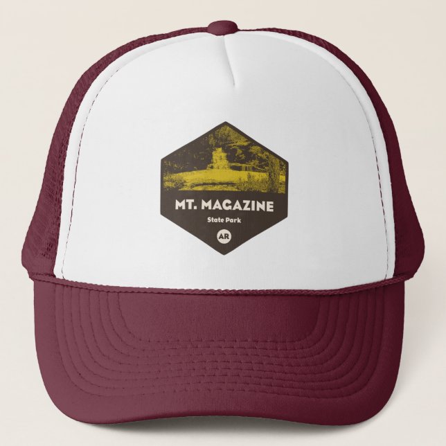 Gorra De Camionero Parque Estatal Mount Magazine Arkansas (Anverso)