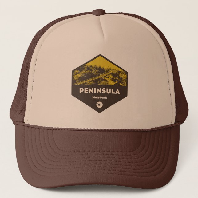 Gorra De Camionero Parque Estatal Peninsula Wisconsin (Anverso)