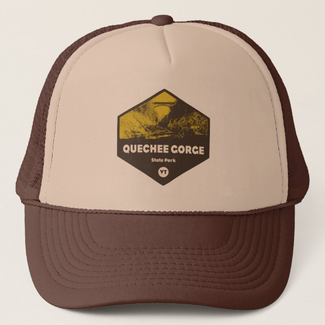 Gorra De Camionero Parque Estatal Quechee Gorge Vermont (Anverso)