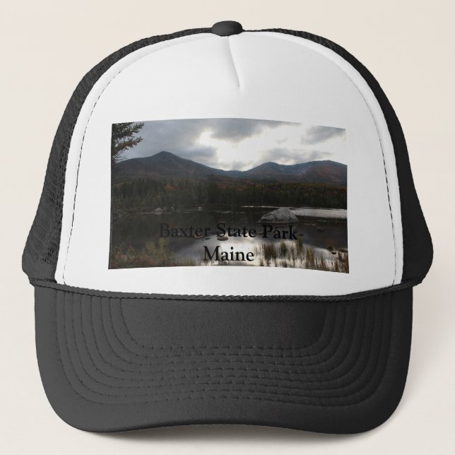 Gorra De Camionero Parque estatal Sandy Stream Pond Baxter (Anverso)