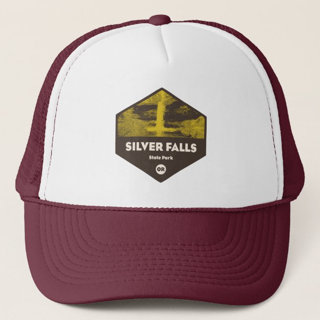 Gorra De Camionero Parque Estatal Silver Falls Oregon (Anverso)