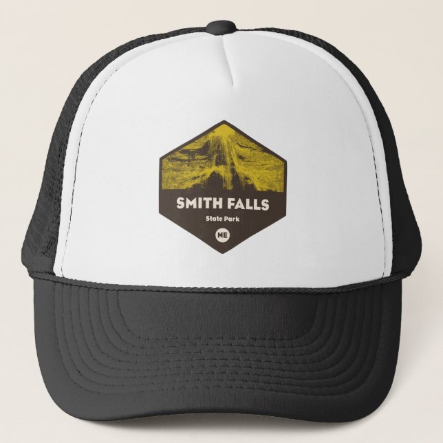 Gorra De Camionero Parque estatal Smith Falls Nebraska (Anverso)