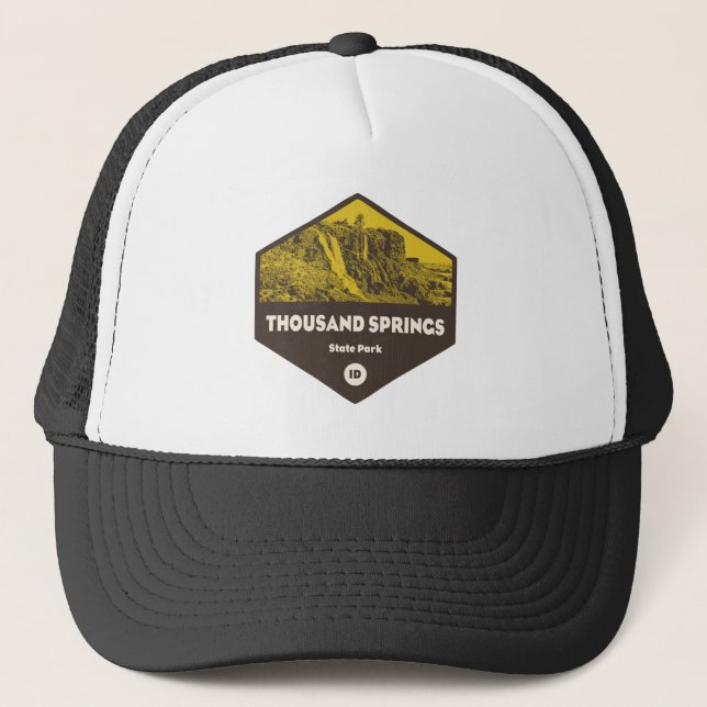 Gorra De Camionero Parque Estatal Thousand Springs Idaho (Anverso)