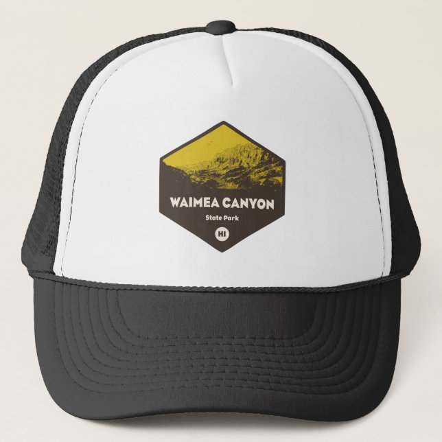 Gorra De Camionero Parque estatal Waimea Canyon Hawaii (Anverso)