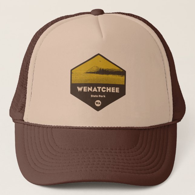 Gorra De Camionero Parque estatal Wenatchee Washington (Anverso)