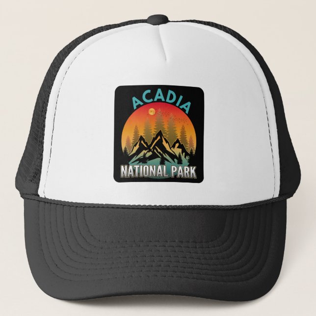 Gorra De Camionero Parque nacional Acadia (Anverso)