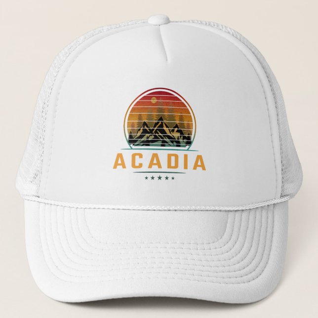 Gorra De Camionero Parque Nacional Acadia (Anverso)