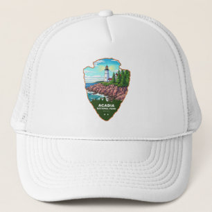 Gorra De Camionero Parque Nacional Acadia Maine Arrowhead