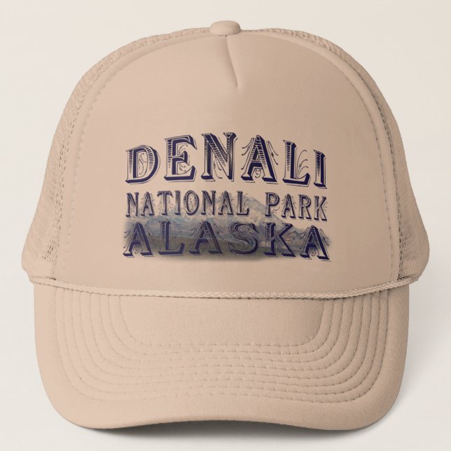 Gorra De Camionero Parque nacional Alaska Denali Mt McKinley (Anverso)