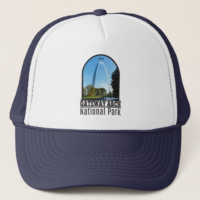 Gorra De Camionero Parque nacional Arch Gateway Missouri (Anverso)