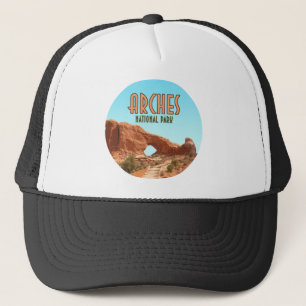 Gorra De Camionero Parque nacional Arches Utah Vintage