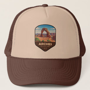 Gorra De Camionero Parque Nacional Arcos Utah Escudo