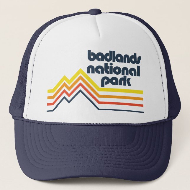 Gorra De Camionero Parque nacional Badlands (Anverso)