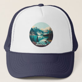 Gorra De Camionero Parque nacional Banff Lago Moraine Retro